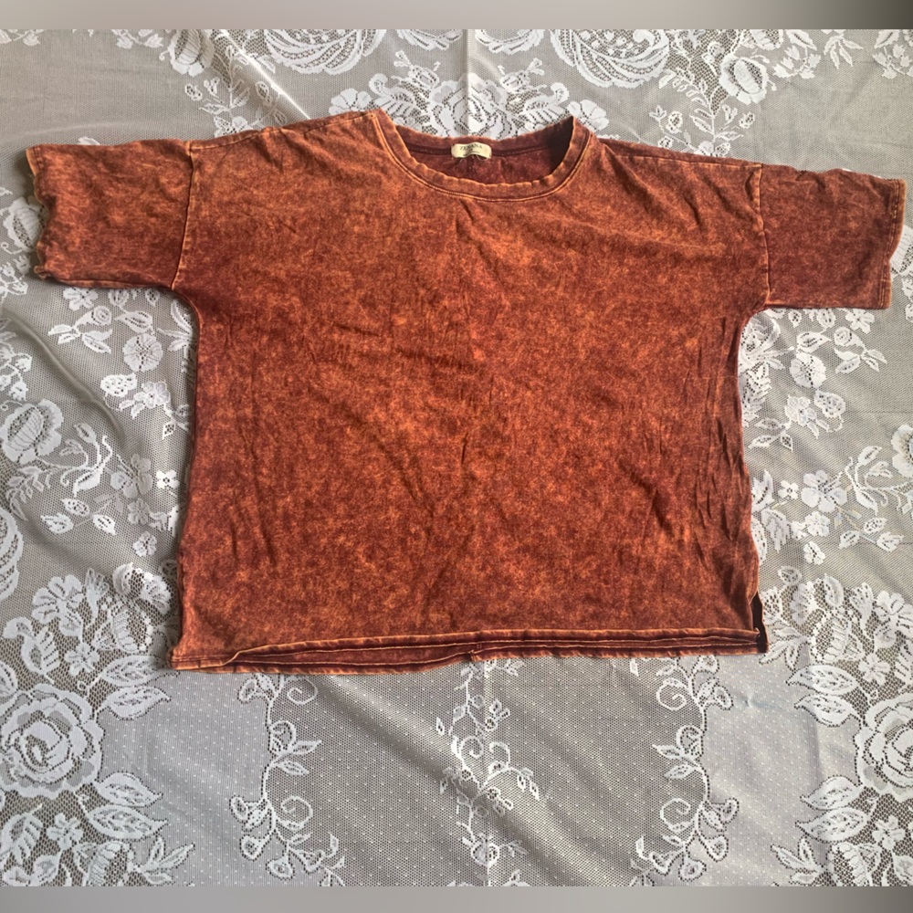 Vintage Zenana Outfitters Orange Boxy Short Sleeve 3x plus great condition